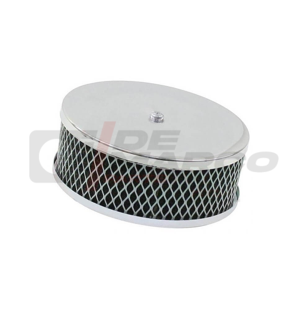 Chrome mesh air filter for Zenith or Solex carburetors