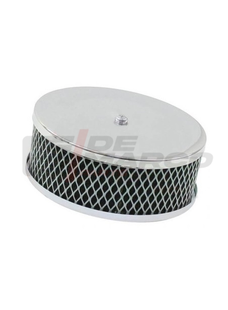 Filtro de aire de malla cromada para carburadores Zenith o Solex
