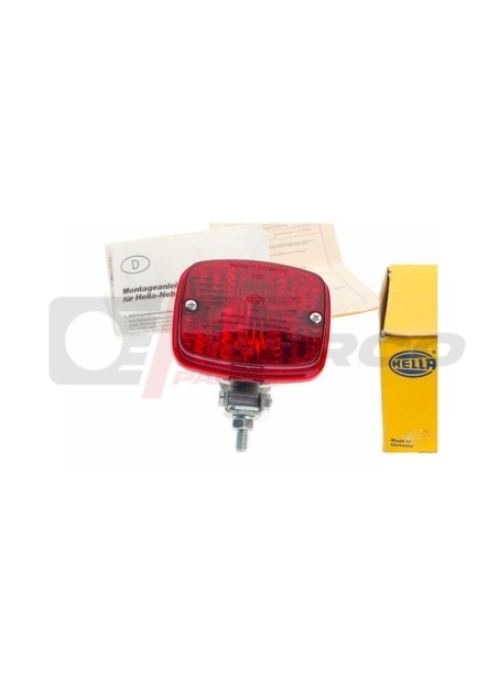 Complete supplementary rear fog light assembly by Hella