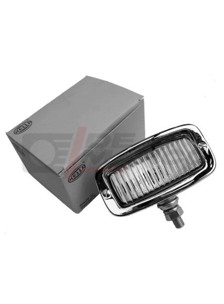 Luz de marcha atrás adicional completa Hella, con soporte de metal cromado