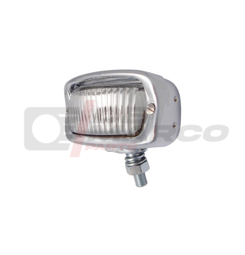 Luz de marcha atrás adicional completa, con soporte de metal cromado