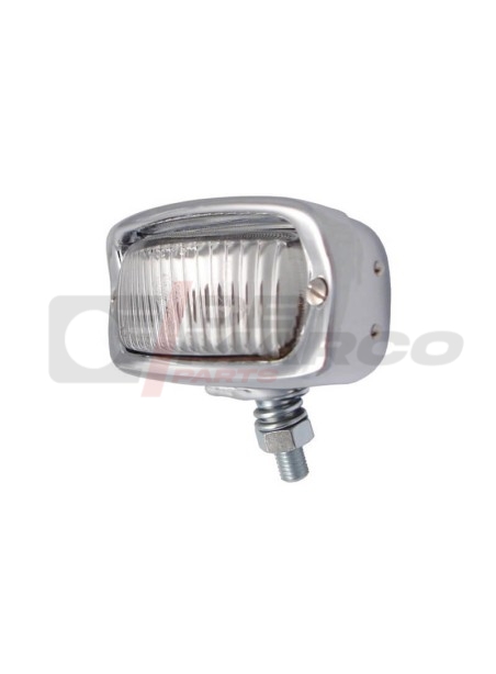 Luz de marcha atrás adicional completa, con soporte de metal cromado