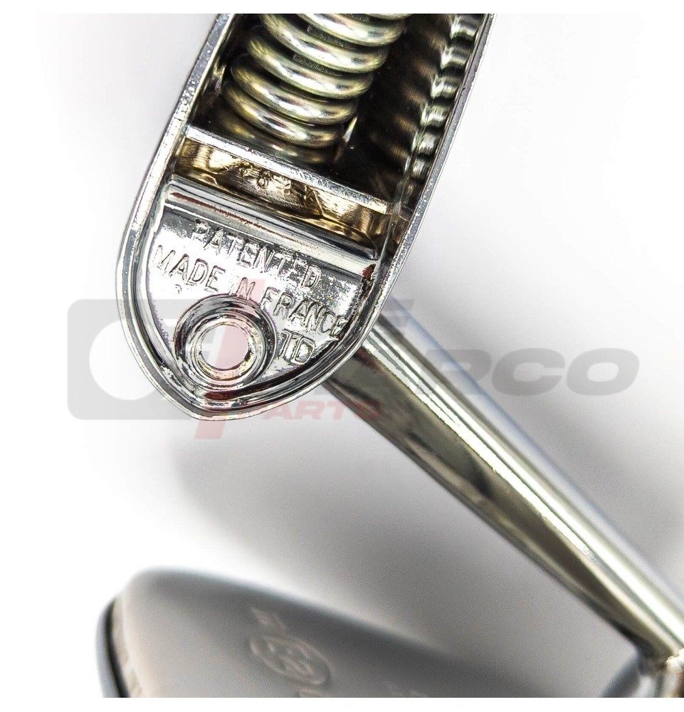 Specchietto Retrovisore Universale Con Supporto - 180x130 Mm, Diametro Asta 10 Mm, Omologazione E-20, Montabile A Sinistra O Destra - 2