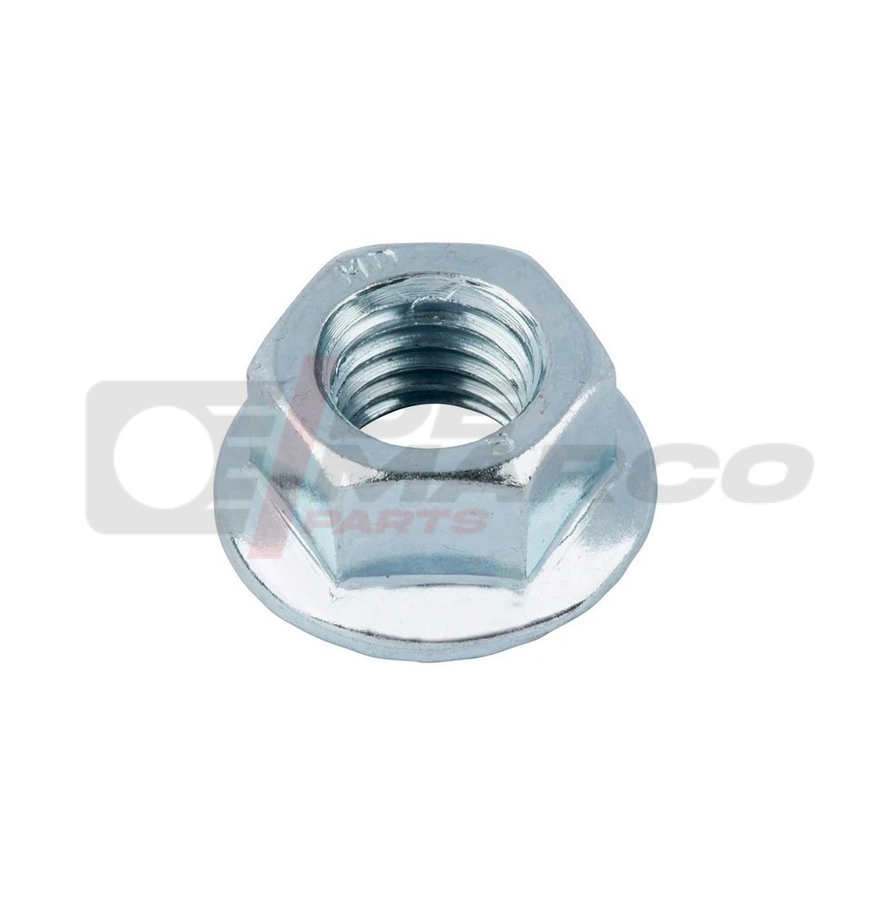 Galvanized nut for securing plastic headlight grille for Renault 4