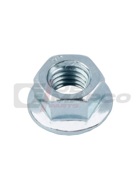 Galvanized nut for securing plastic headlight grille for Renault 4