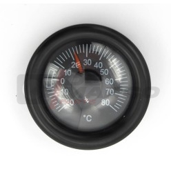 Adhesive dashboard thermometer for vintage cars