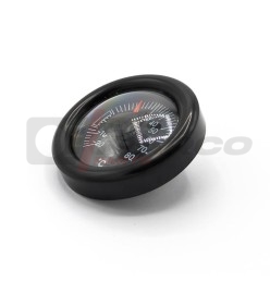 Adhesive dashboard thermometer for vintage cars, detail