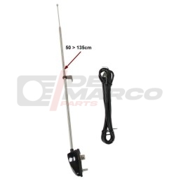 Antena de radio cromada para Renault 4, Dauphine, 2CV, Dyane, HY...