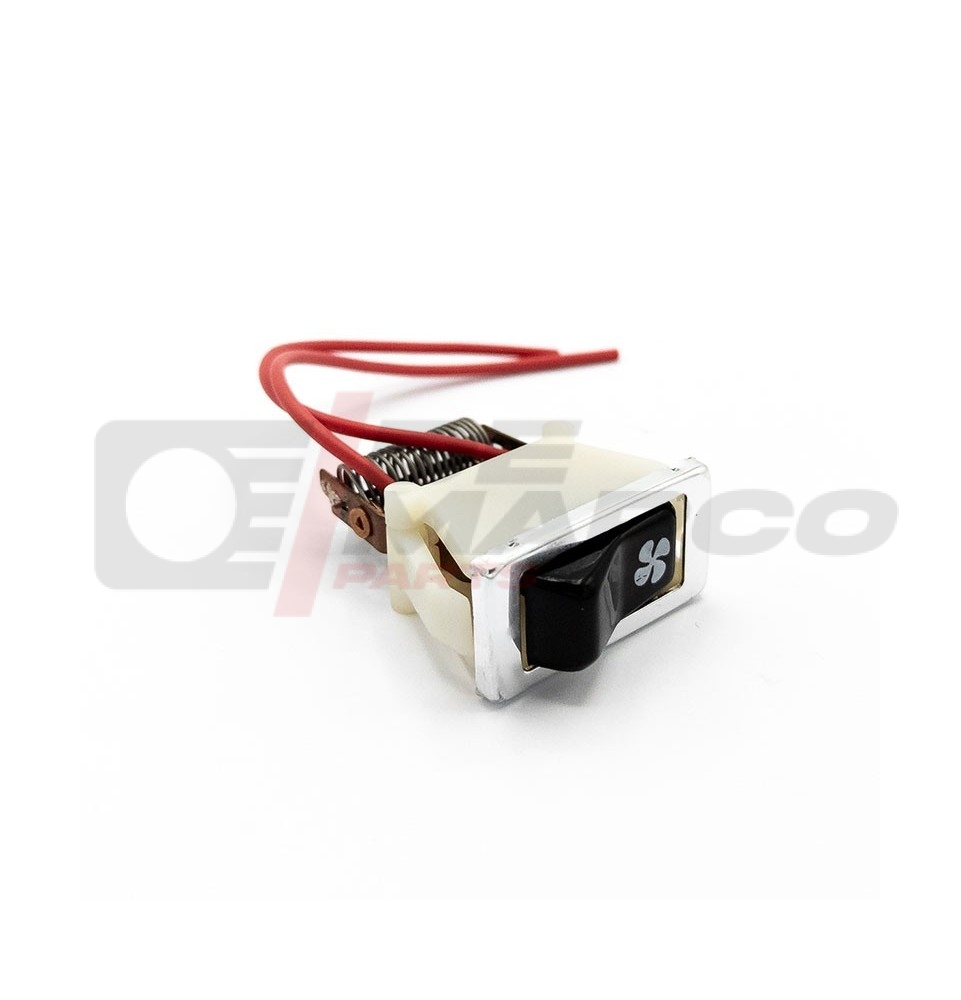Interruptor de ventilador de calefacción de 2 velocidades para Renault 4