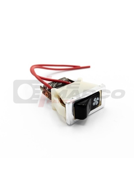 Interruptor de ventilador de calefacción de 2 velocidades para Renault 4