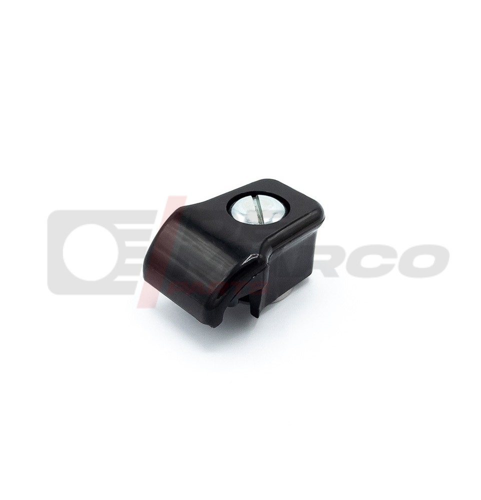 Pomo de cristal deslizante negro para coches clásicos Renault 4