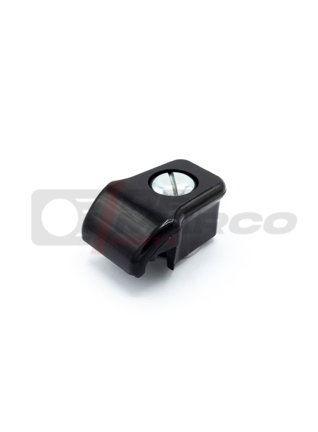 Pomo de cristal deslizante negro para coches clásicos Renault 4