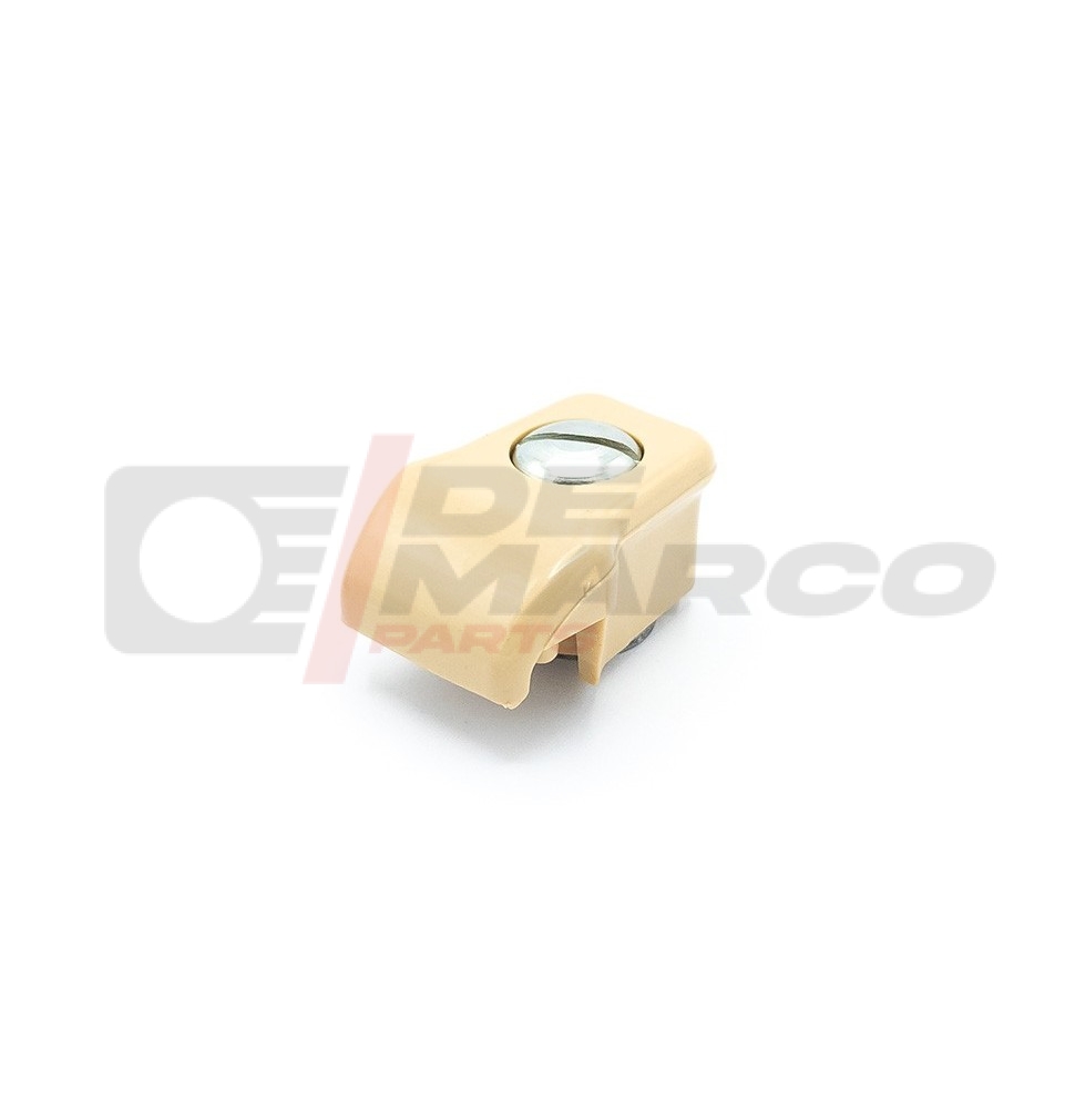 Beige sliding glass knob for Renault 4