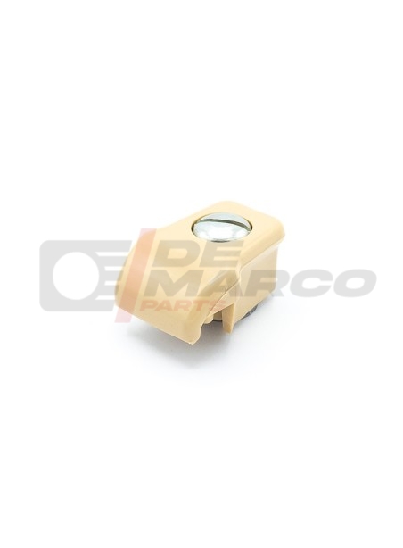 Pomo corredizo de cristal beige para coches clásicos Renault 4