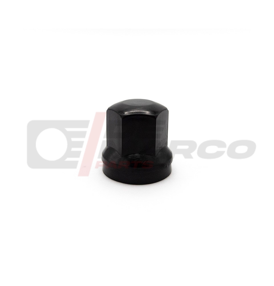 Tapas de tuercas de rueda de plástico negro para coches clásicos franceses Renault