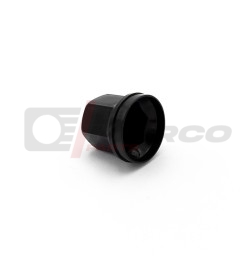 Black plastic wheel nut for French Renault classic cars