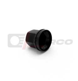 Tapas de tuercas de rueda de plástico negro para coches clásicos franceses Renault
