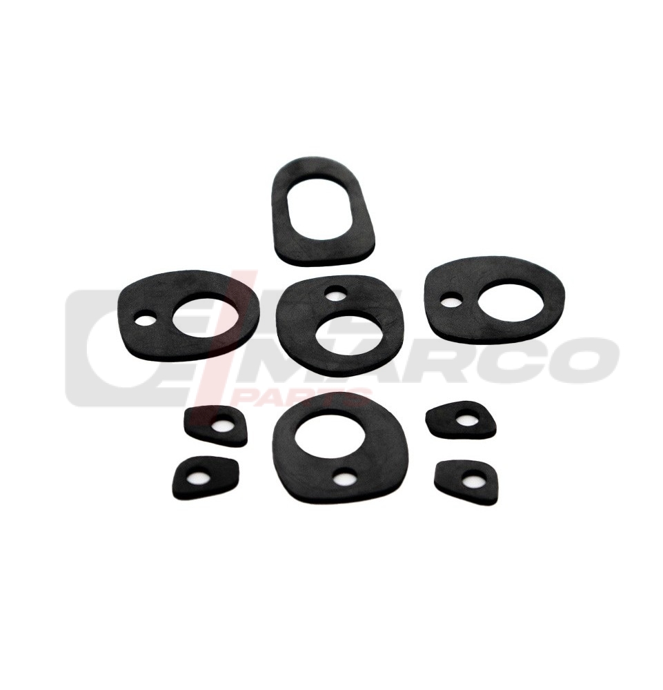 Kit de juntas de manija de puerta metálica y portón trasero para Renault 4 (5 piezas)