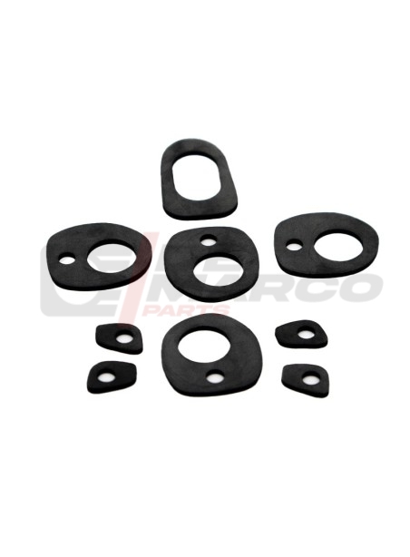 Kit de juntas de manija de puerta metálica y portón trasero para Renault 4 (5 piezas)