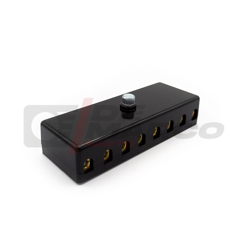Caja de fusibles negra para coches clásicos Renault 4