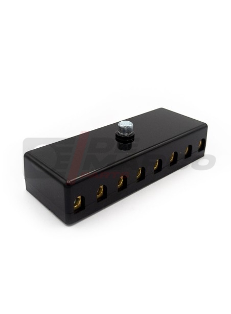 Caja de fusibles negra para coches clásicos Renault 4