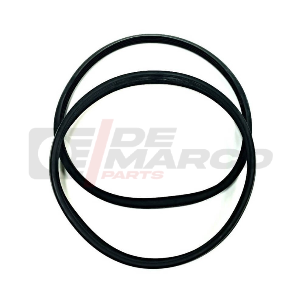 Par de juntas para ventanas fijas de puertas traseras de Renault 4