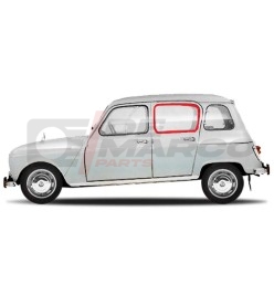 Par de juntas para ventanas fijas de puertas traseras de Renault 4
