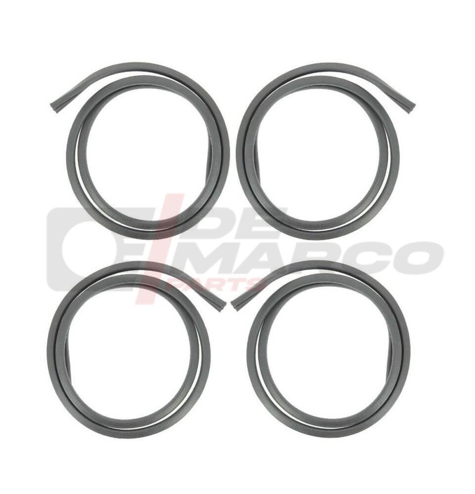 Kit para 4 ventanas, canal de sellado para ventanas correderas Renault 4 a partir de 1979 (marcos de ventana de plástico)