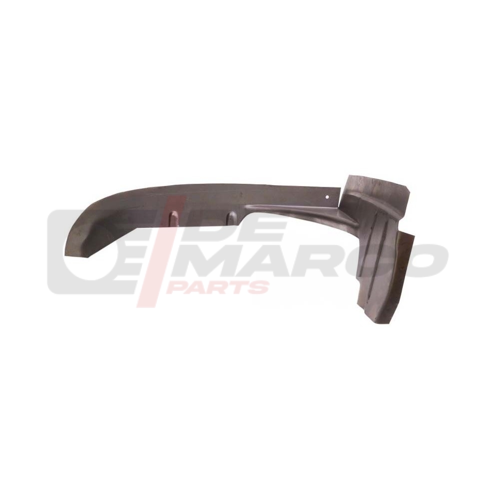 Reparación del borde interior del paso de rueda trasero derecho del Renault 4