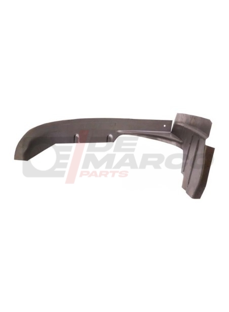 Reparación del borde interior del paso de rueda trasero derecho del Renault 4