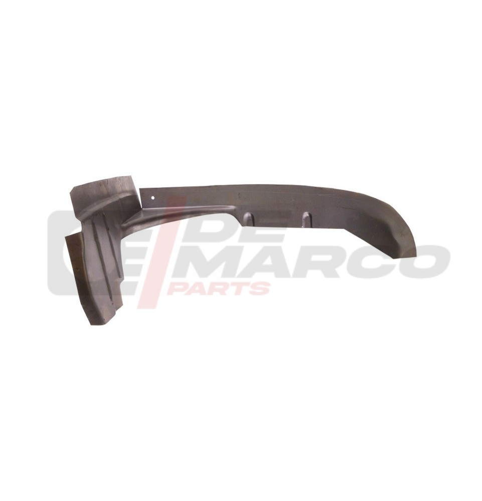 Reparación del borde interior del paso de rueda trasero izquierdo del Renault 4