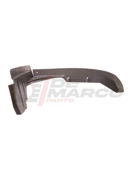 Reparación del borde interior del paso de rueda trasero izquierdo del Renault 4