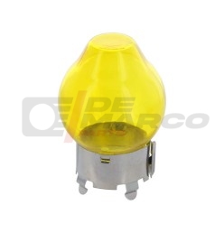 Casquillo amarillo para bombilla halógena