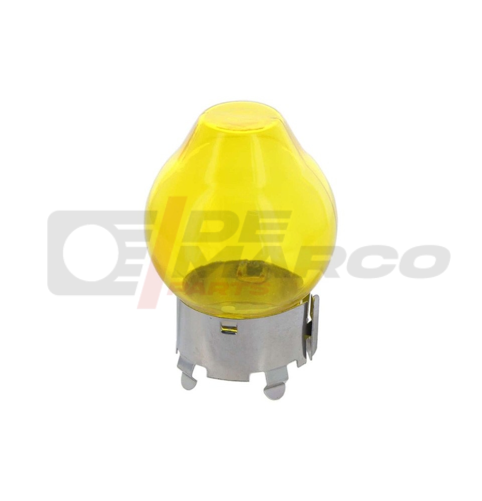Casquillo amarillo para bombilla halógena