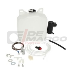 Kit completo de bandeja limpiaparabrisas eléctrica de 12 V (modelo plano)