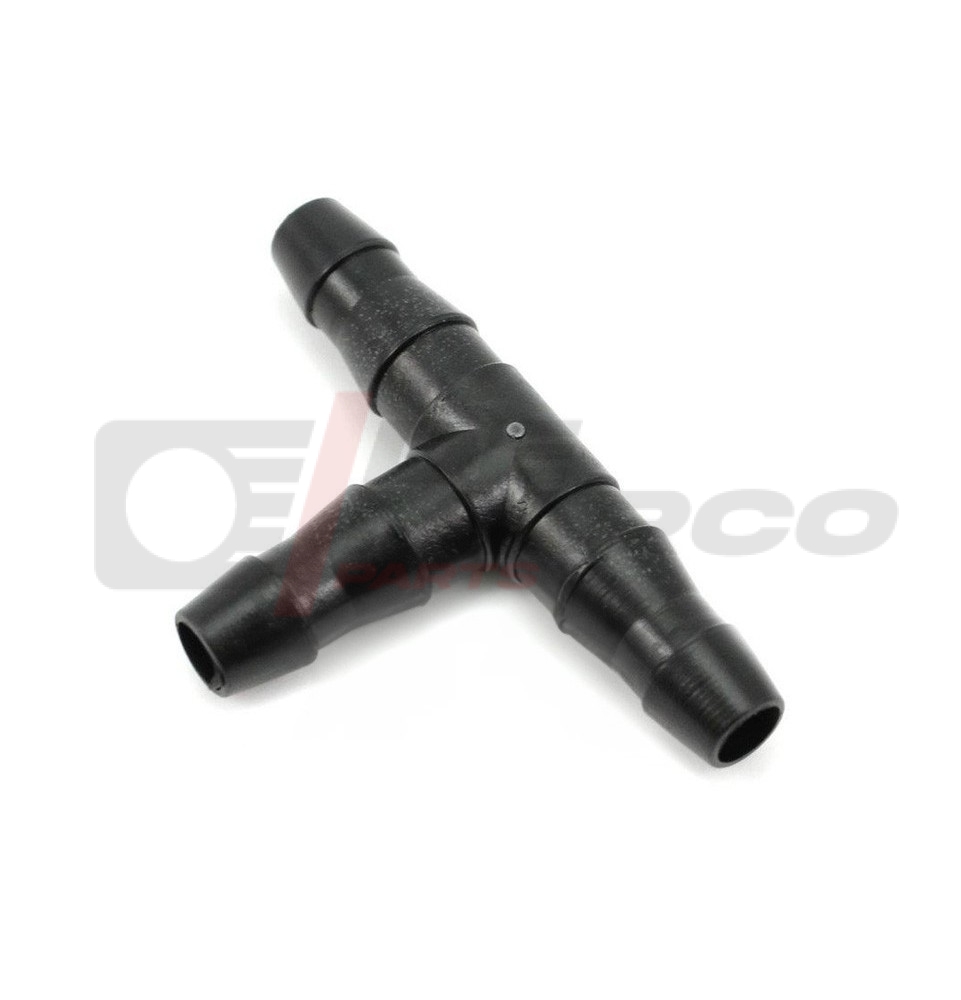 Pieza en T para mangueras de gasolina y limpiaparabrisas (4 mm)