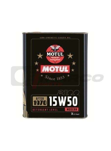 Motul 15w50 aceite de motor multigrado semisintético para coches clásicos