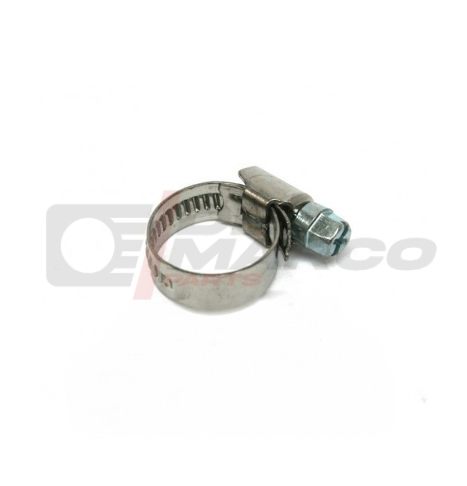 Abrazadera de acero inoxidable para manguera de gasolina de 7-13 mm