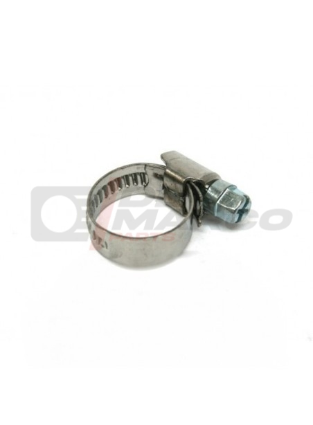 Abrazadera de acero inoxidable para manguera de gasolina de 7-13 mm