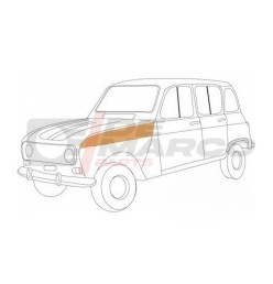 Panel superior del paso de rueda interior delantero izquierdo Renault 4 todos los modelos