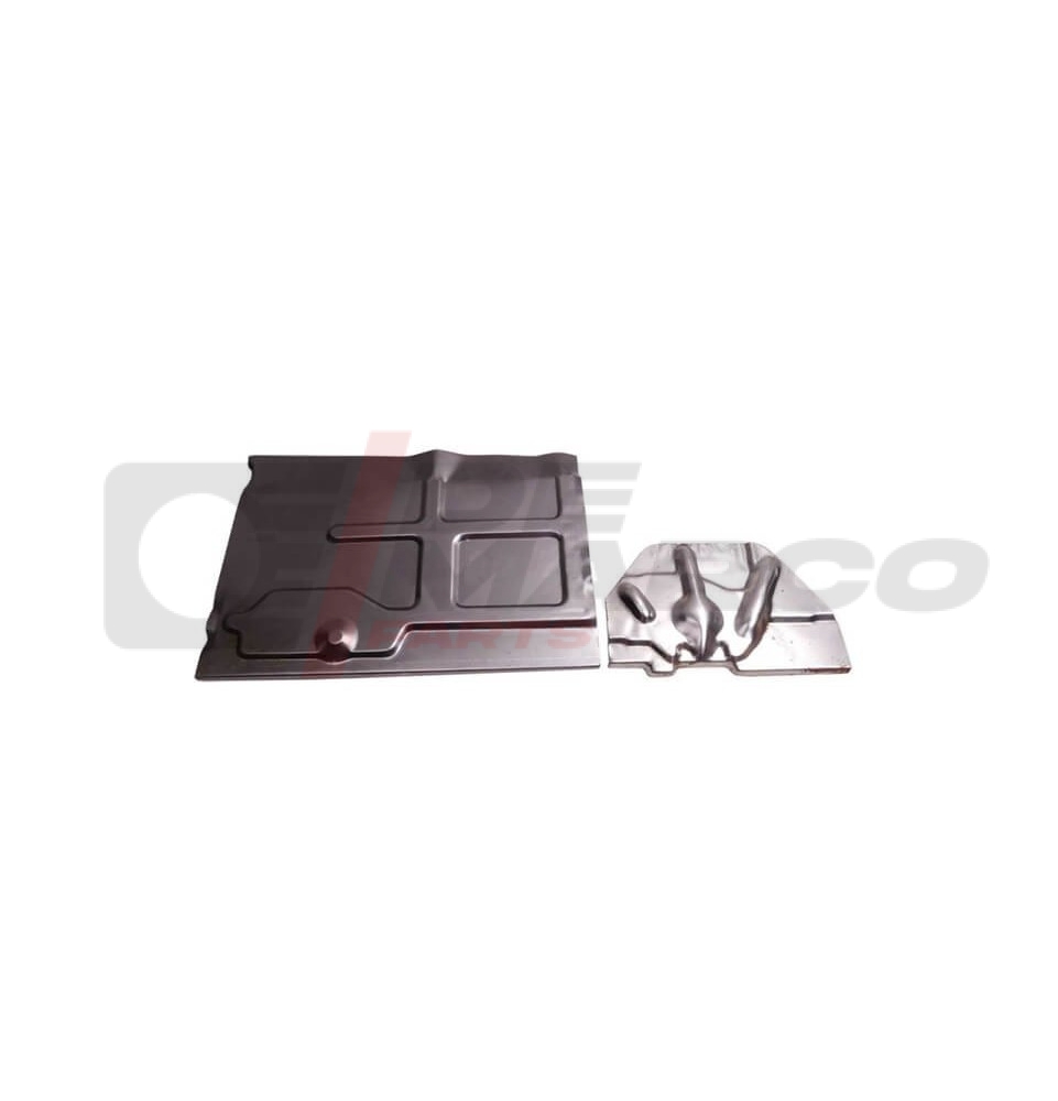 Panel de reparación del paso de rueda trasero izquierdo + placa de refuerzo Renault 4