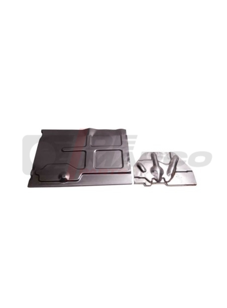 Panel de reparación del paso de rueda trasero izquierdo + placa de refuerzo Renault 4