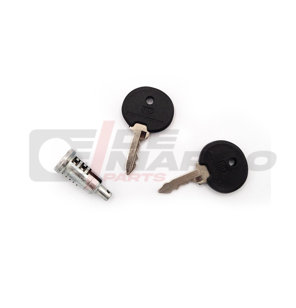 Cilindro Serratura Porta Anteriore Per Peugeot 206/206+ | Con 2 Chiavi | Ricambio Di Alta Qualità | Compatibilità Verificata
