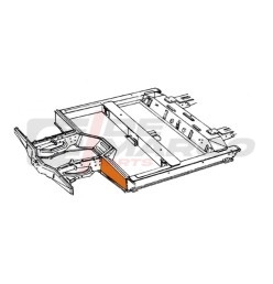 Reparación de chapa del chasis delantero izquierdo del Renault 4