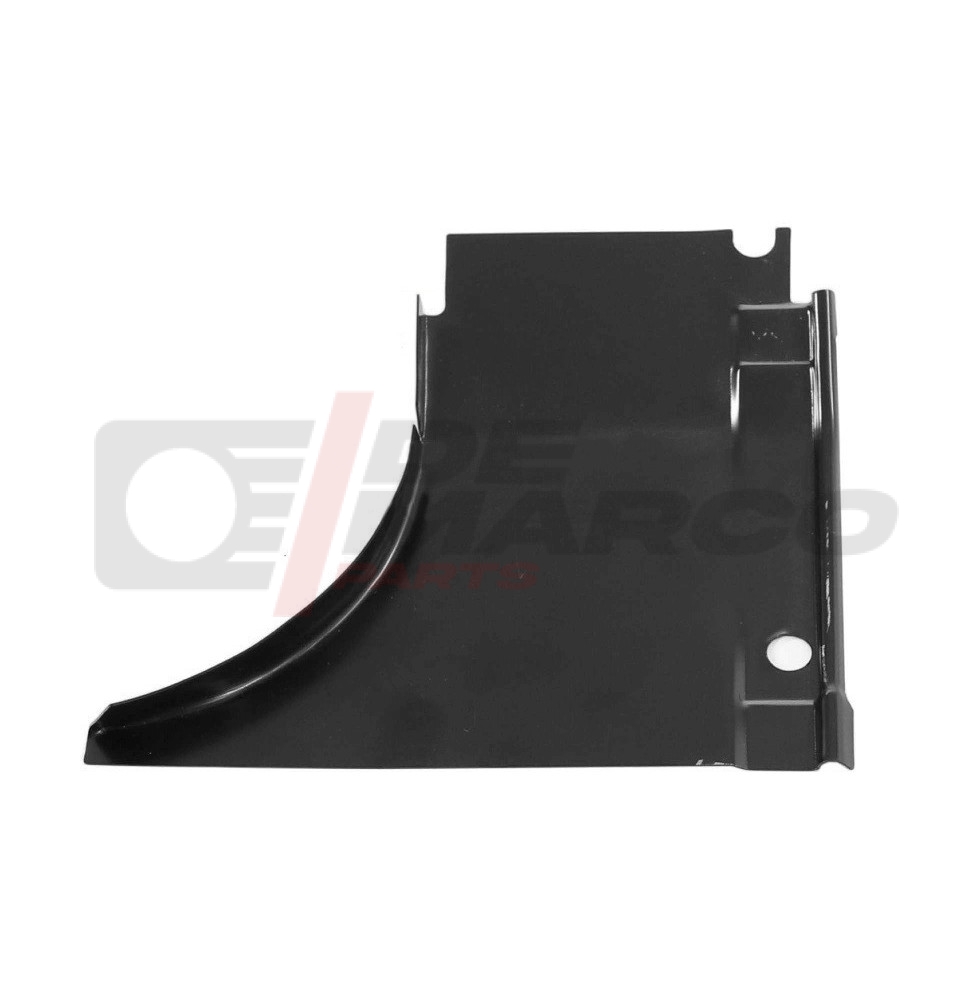 Reparación del paso de rueda del bastidor trasero izquierdo del Renault 4