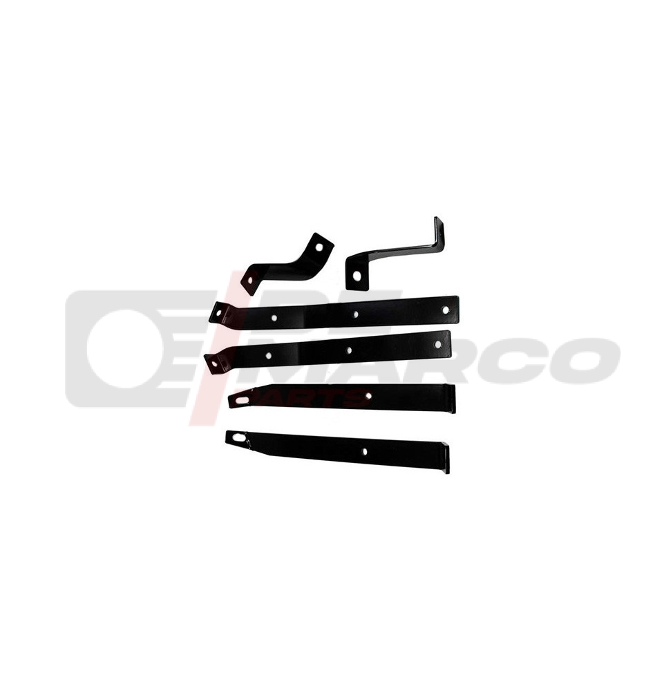Kit de soportes de montaje para parachoques delantero de Renault 4 (6 piezas)