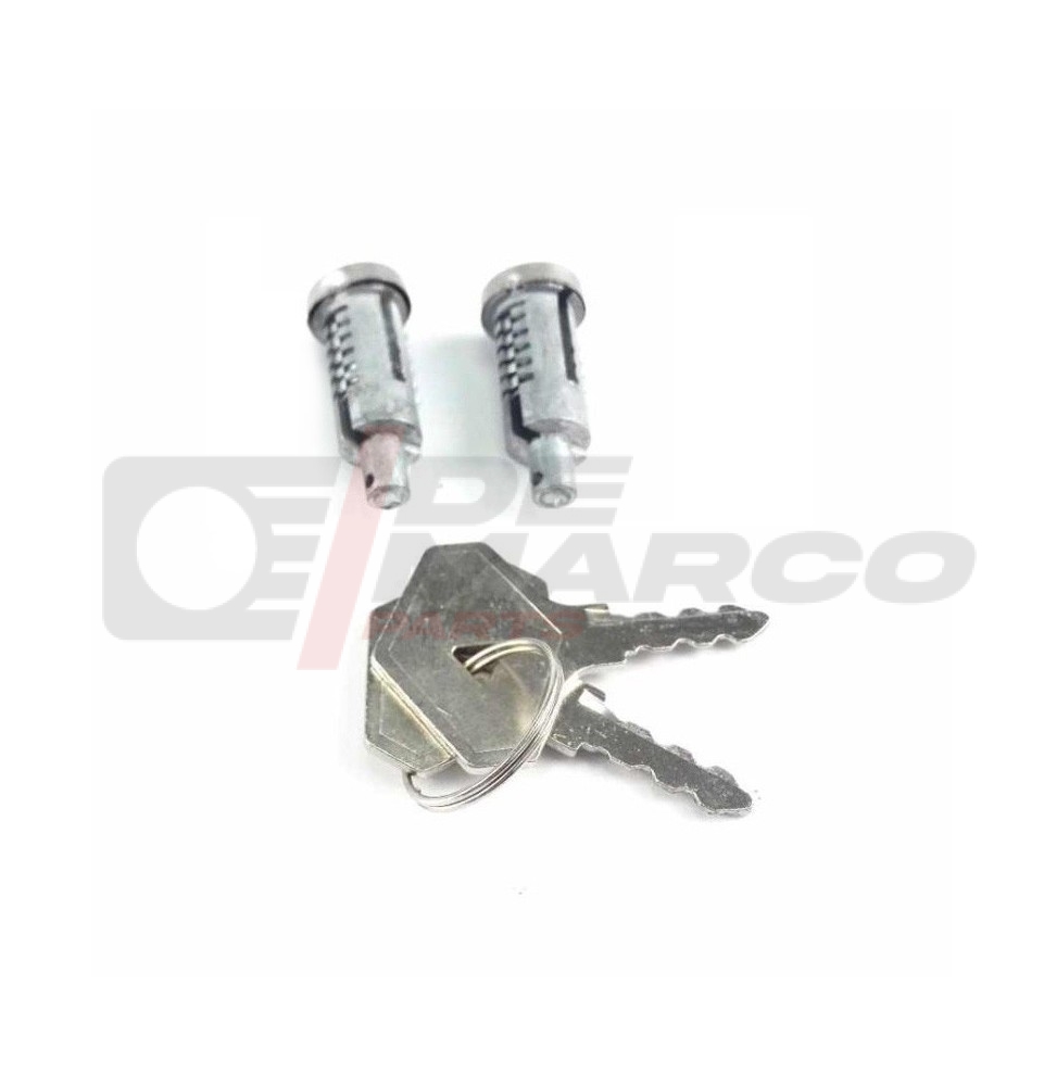 Par de cilindros de cerradura de puerta para Renault 4 y furgonetas