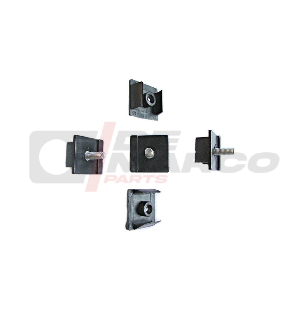 Clips de fijación para parrilla de aluminio Renault 4 de 1968 a 1974 (5 uds.)