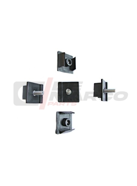 Clips de fijación para parrilla de aluminio Renault 4 de 1968 a 1974 (5 uds.)
