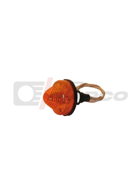 Luz intermitente naranja completa adaptable Dauphine, R4, Mehari, HY, DS